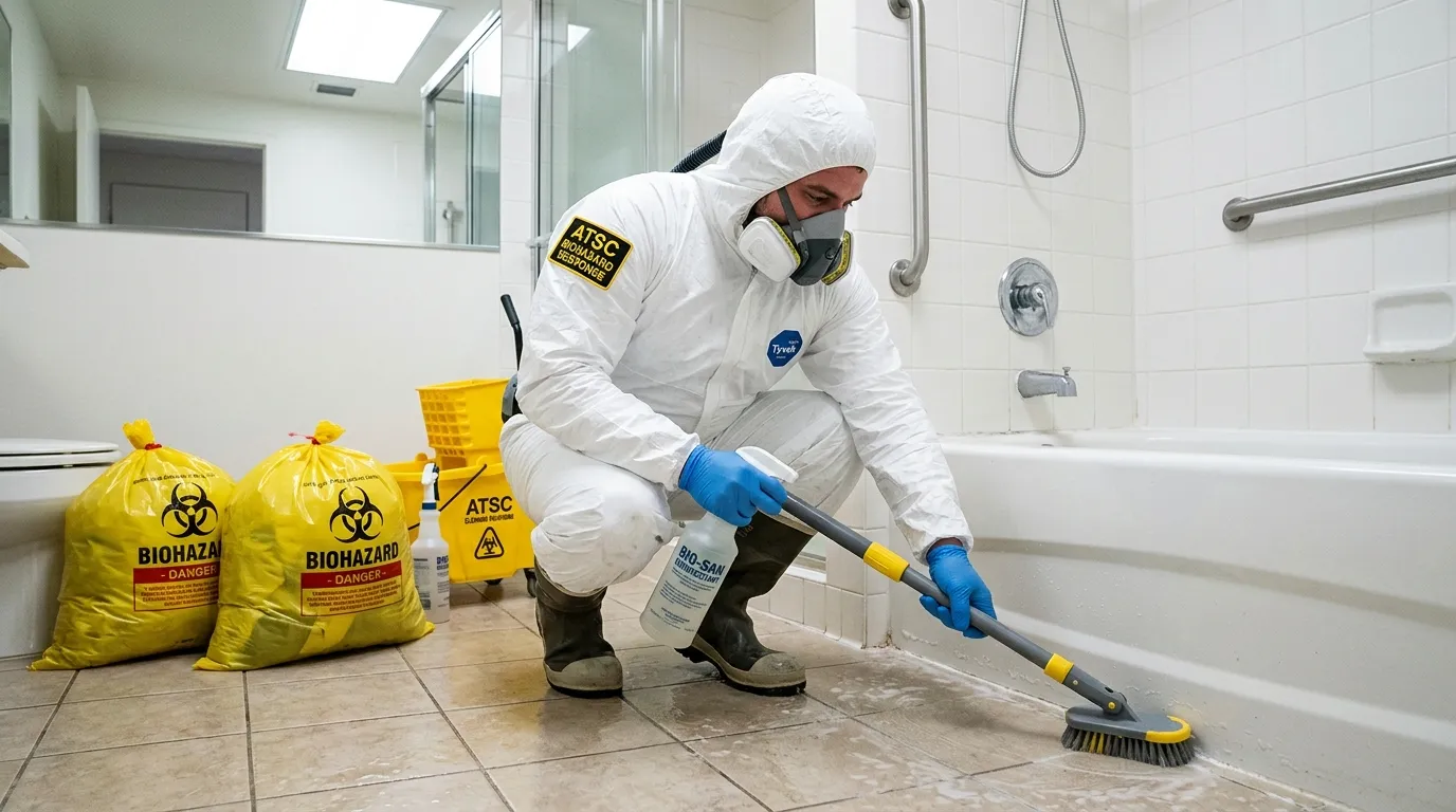 Decontamination equipment deployed for Blood Cleanup in Westfield